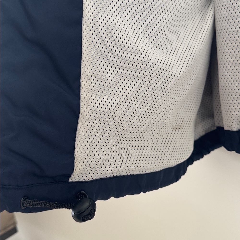 J. Crew Oarsman 90’s Rain Windbreaker Reflective Full Zip Jacket Size XL - Picture 7 of 11